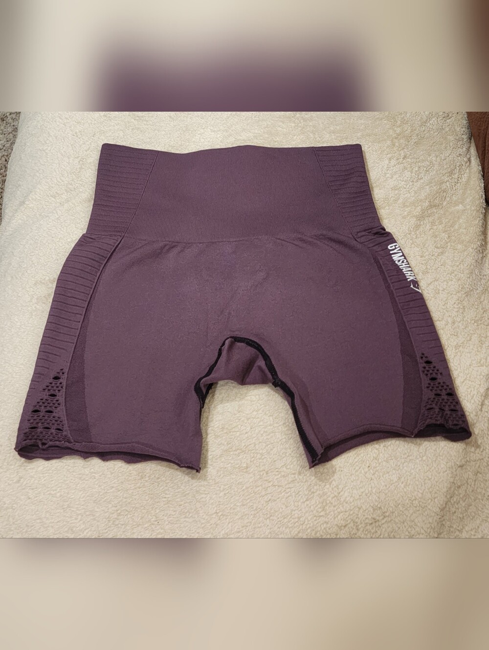 Gymshark High-Rise Sculpt Seamless Bike Shorts - Plum